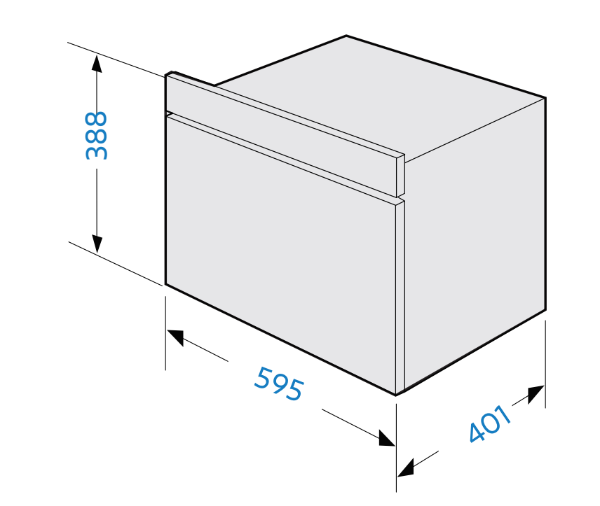 Kích thước Lò vi sóng Zelmann ZM-25MWB
